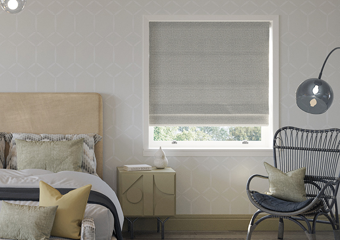 Oleander, Silver - Roman Blind - Image 3